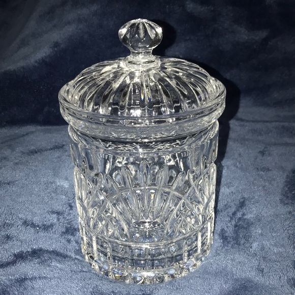 Vintage Elegant Crystal Jar - Picture 1 of 6